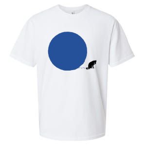 Blue Dot Cat Lady Omaha Nebraska Blue Dot Energy For Kamala Harris Sueded Cloud Jersey T-Shirt