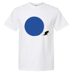 Blue Dot Cat Lady Omaha Nebraska Blue Dot Energy For Kamala Harris Garment-Dyed Heavyweight T-Shirt