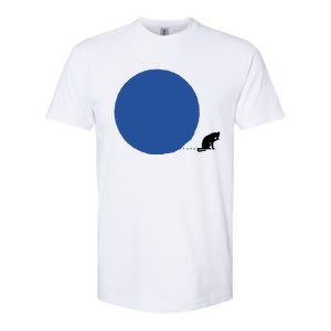 Blue Dot Cat Lady Omaha Nebraska Blue Dot Energy For Kamala Harris Softstyle CVC T-Shirt