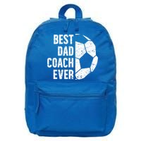 Best Dad Coach Ever Soccer Dad Of A Soccer Player Father Cute Gift 16 in Basic Backpack