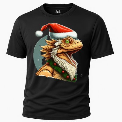 Bearded Dragon Christmas Cooling Performance Crew T-Shirt