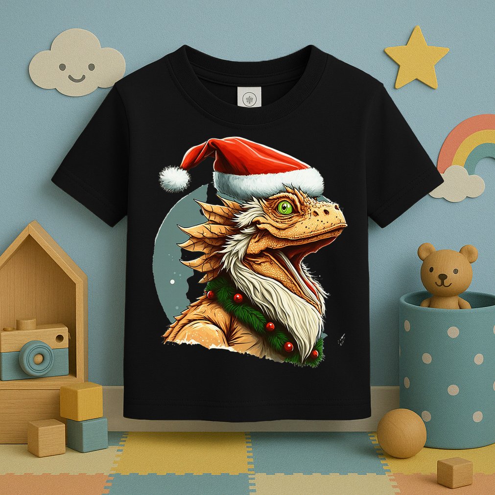 Bearded Dragon Christmas Toddler T-Shirt