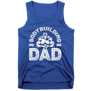 Bodybuilding Dad Cute Gift Muscle Gym Training Bodybuilder Great Gift Tank Top