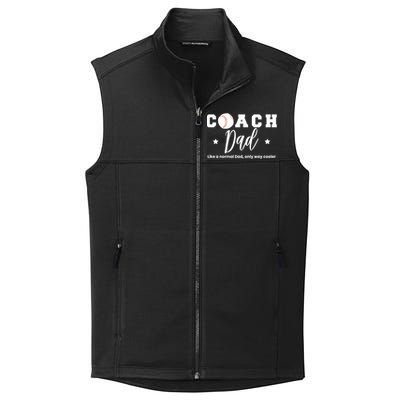 Baseball Dad Coach Definition Gift Collective Smooth Fleece Vest