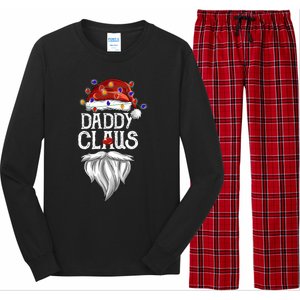 Bearded Daddy Claus Funny Family Matching Christmas Pajamas Meaningful Gift Long Sleeve Pajama Set