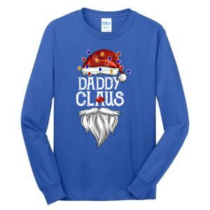 Bearded Daddy Claus Funny Family Matching Christmas Pajamas Meaningful Gift Tall Long Sleeve T-Shirt