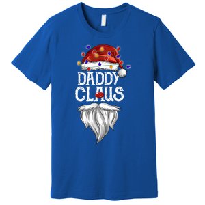 Bearded Daddy Claus Funny Family Matching Christmas Pajamas Meaningful Gift Premium T-Shirt