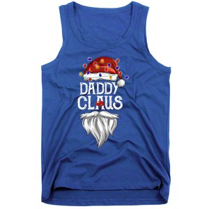 Bearded Daddy Claus Funny Family Matching Christmas Pajamas Meaningful Gift Tank Top