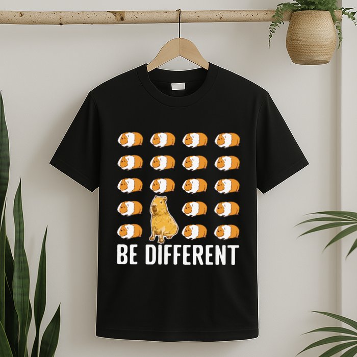 Be different Capybaras Funny Capibara Rodent Capybara  T-Shirt