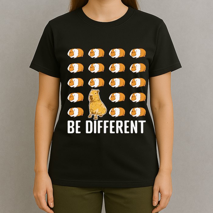 Be different Capybaras Funny Capibara Rodent Capybara  T-Shirt