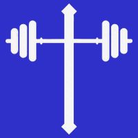Barbell Dumbbell Cross Christian Jesus Gym Workout Lifting Gift Tall T-Shirt
