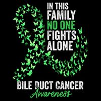 Bile Duct Cancer Awareness Month Butterflies Green Ribbon Gift Flat Bill Trucker Hat