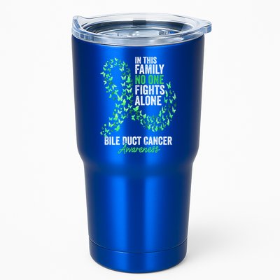 Bile Duct Cancer Awareness Month Butterflies Green Ribbon Gift Tumbler