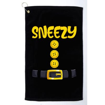 Brown Dwarf Costume Funny Halloween Christmas Gift Sneezy Platinum Collection Golf Towel