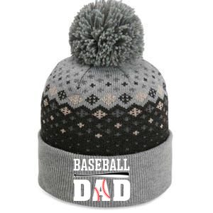 Baseball Dad Cute Gift Dad Baseball Gift The Baniff Cuffed Pom Beanie