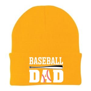 Baseball Dad Cute Gift Dad Baseball Gift Knit Cap Winter Beanie