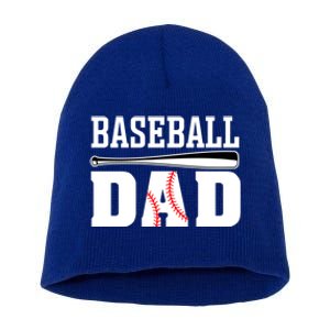 Baseball Dad Cute Gift Dad Baseball Gift Short Acrylic Beanie