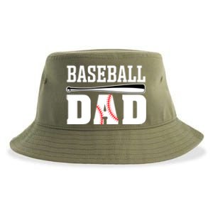 Baseball Dad Cute Gift Dad Baseball Gift Sustainable Bucket Hat