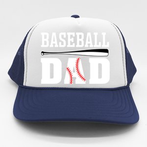 Baseball Dad Cute Gift Dad Baseball Gift Trucker Hat