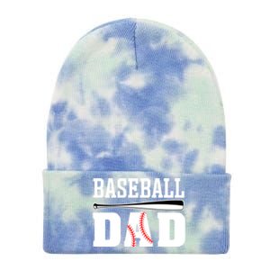 Baseball Dad Cute Gift Dad Baseball Gift Tie Dye 12in Knit Beanie