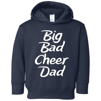 Big Dad Cheer Dad Toddler Hoodie