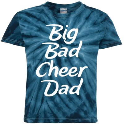 Big Dad Cheer Dad Kids Tie-Dye T-Shirt