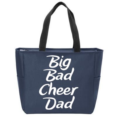 Big Dad Cheer Dad Zip Tote Bag