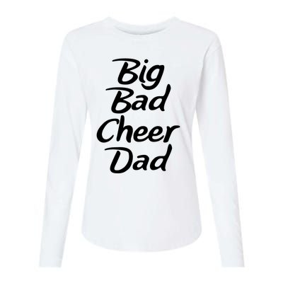 Big Dad Cheer Dad Womens Cotton Relaxed Long Sleeve T-Shirt