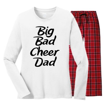 Big Dad Cheer Dad Women's Long Sleeve Flannel Pajama Set 