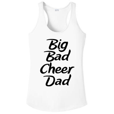 Big Dad Cheer Dad Ladies PosiCharge Competitor Racerback Tank