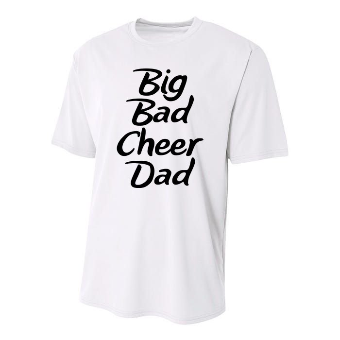 Big Dad Cheer Dad Youth Performance Sprint T-Shirt