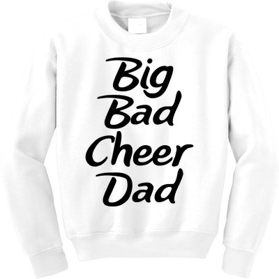 Big Dad Cheer Dad Kids Sweatshirt