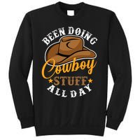 Been Doing Cowboy Stuff All Day Cowgirl Country Western Sweatshirt