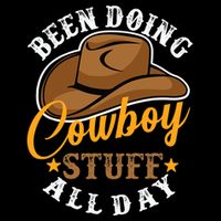 Been Doing Cowboy Stuff All Day Cowgirl Country Western Zip Tote Bag