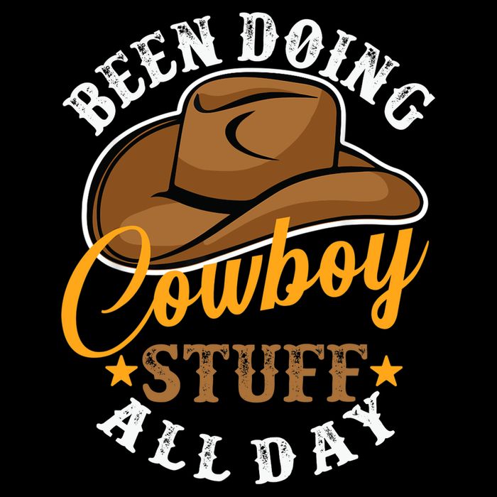 Been Doing Cowboy Stuff All Day Cowgirl Country Western Zip Tote Bag