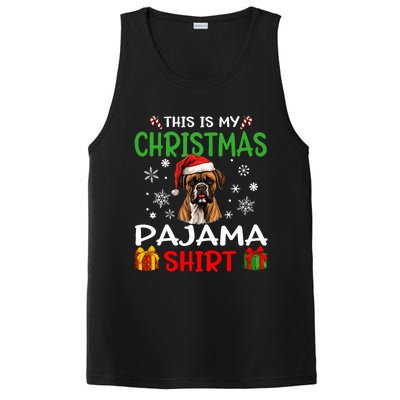 Boxer Dog Christmas Pajama Merry Xmas PosiCharge Competitor Tank