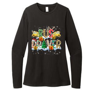 Bus Driver Christmas School Bus Driver Xmas Party Cool Gift Womens CVC Long Sleeve Shirt