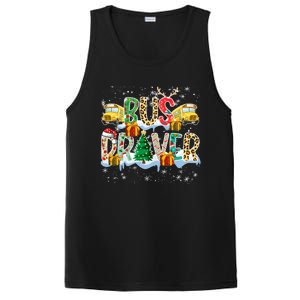 Bus Driver Christmas School Bus Driver Xmas Party Cool Gift PosiCharge Competitor Tank