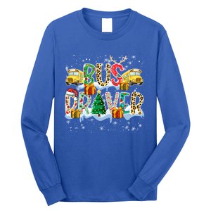 Bus Driver Christmas School Bus Driver Xmas Party Cool Gift Long Sleeve Shirt