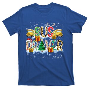 Bus Driver Christmas School Bus Driver Xmas Party Cool Gift T-Shirt