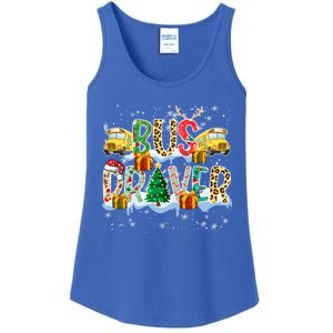 Bus Driver Christmas School Bus Driver Xmas Party Cool Gift Ladies Essential Tank