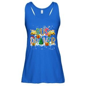 Bus Driver Christmas School Bus Driver Xmas Party Cool Gift Ladies Essential Flowy Tank