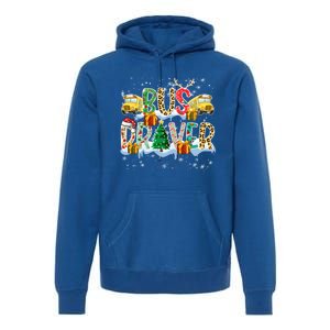 Bus Driver Christmas School Bus Driver Xmas Party Cool Gift Premium Hoodie