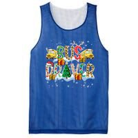 Bus Driver Christmas School Bus Driver Xmas Party Cool Gift Mesh Reversible Basketball Jersey Tank