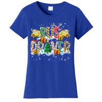 Bus Driver Christmas School Bus Driver Xmas Party Cool Gift Women's T-Shirt