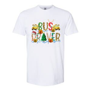 Bus Driver Christmas School Bus Driver Xmas Party Cool Gift Softstyle CVC T-Shirt