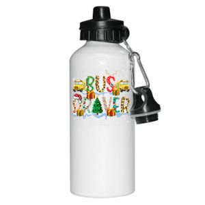 Bus Driver Christmas School Bus Driver Xmas Party Cool Gift Aluminum Water Bottle