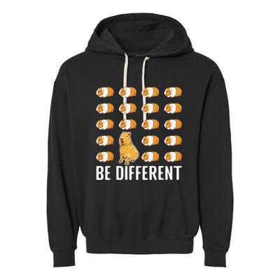 Be different Capybaras Funny Capibara Rodent Capybara  Garment-Dyed Fleece Hoodie