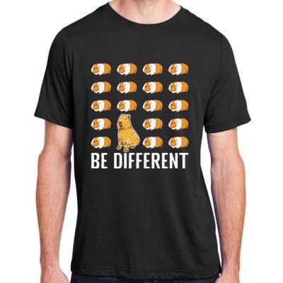 Be different Capybaras Funny Capibara Rodent Capybara  Adult ChromaSoft Performance T-Shirt