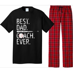 Best Dad Coach Ever Baseball Patriotic For Father's Day Pajama Set